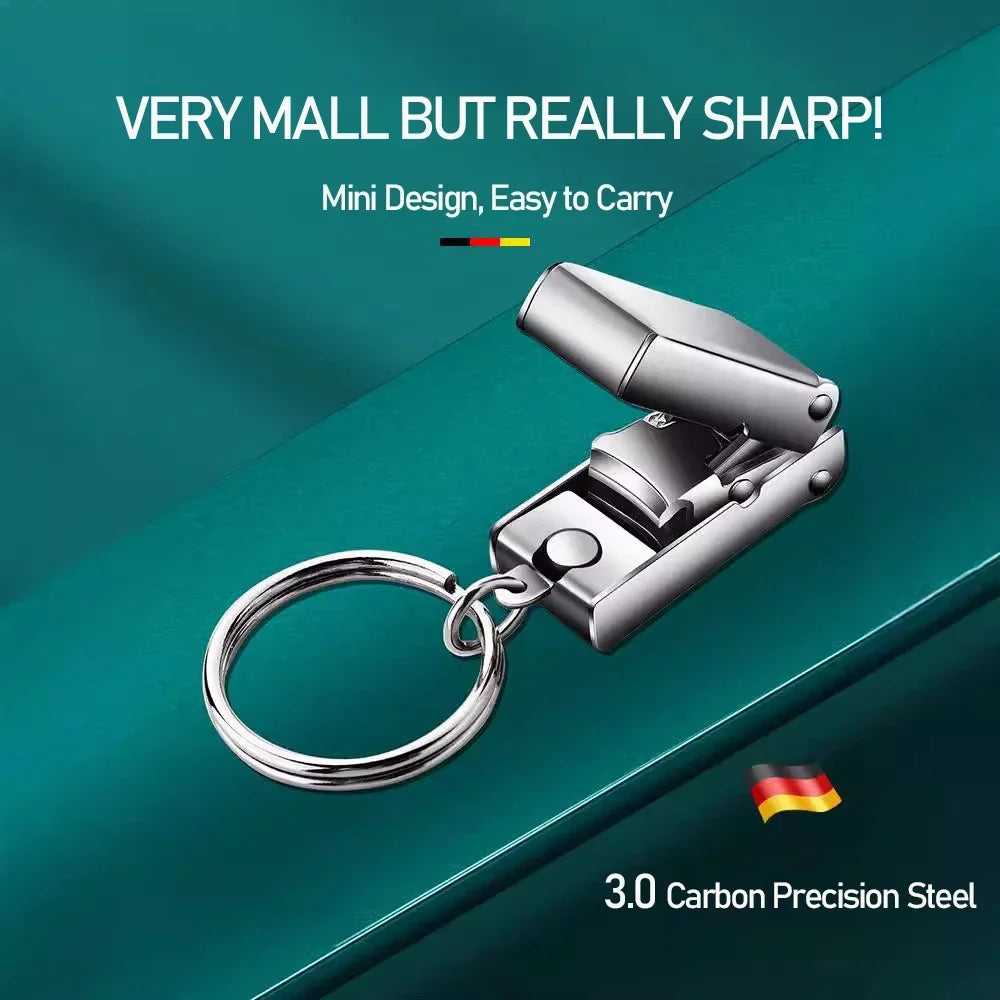 Nail Clippers Collapsible Portable Travel Fingernail Nail Scissors Cutter Stainless Steel Manicure Tools