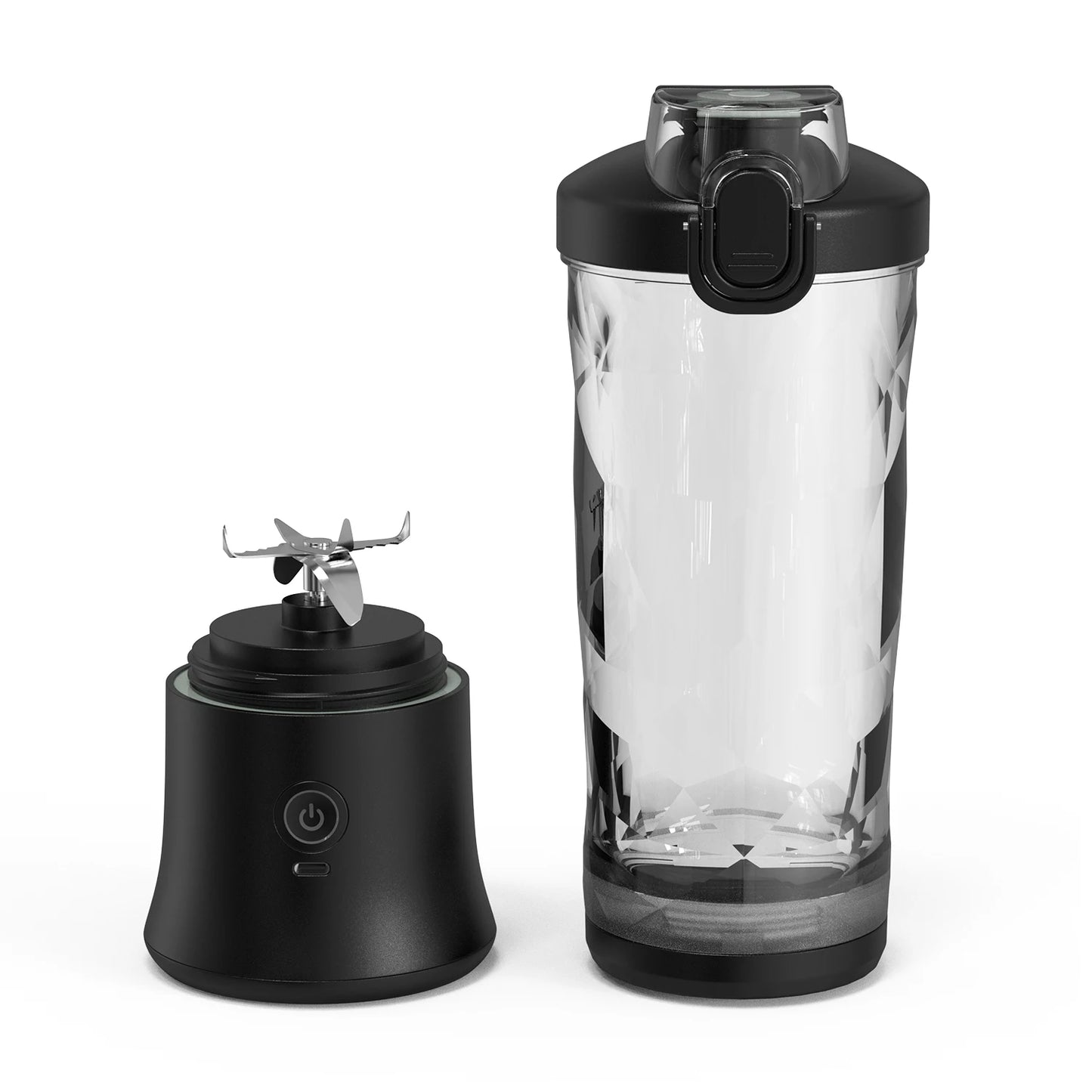 New Portable Blender 600ML Electric Juicer Fruit Mixers 4000mAh USB Rechargeable Mini Smoothie Blender Orange Juicer Machine