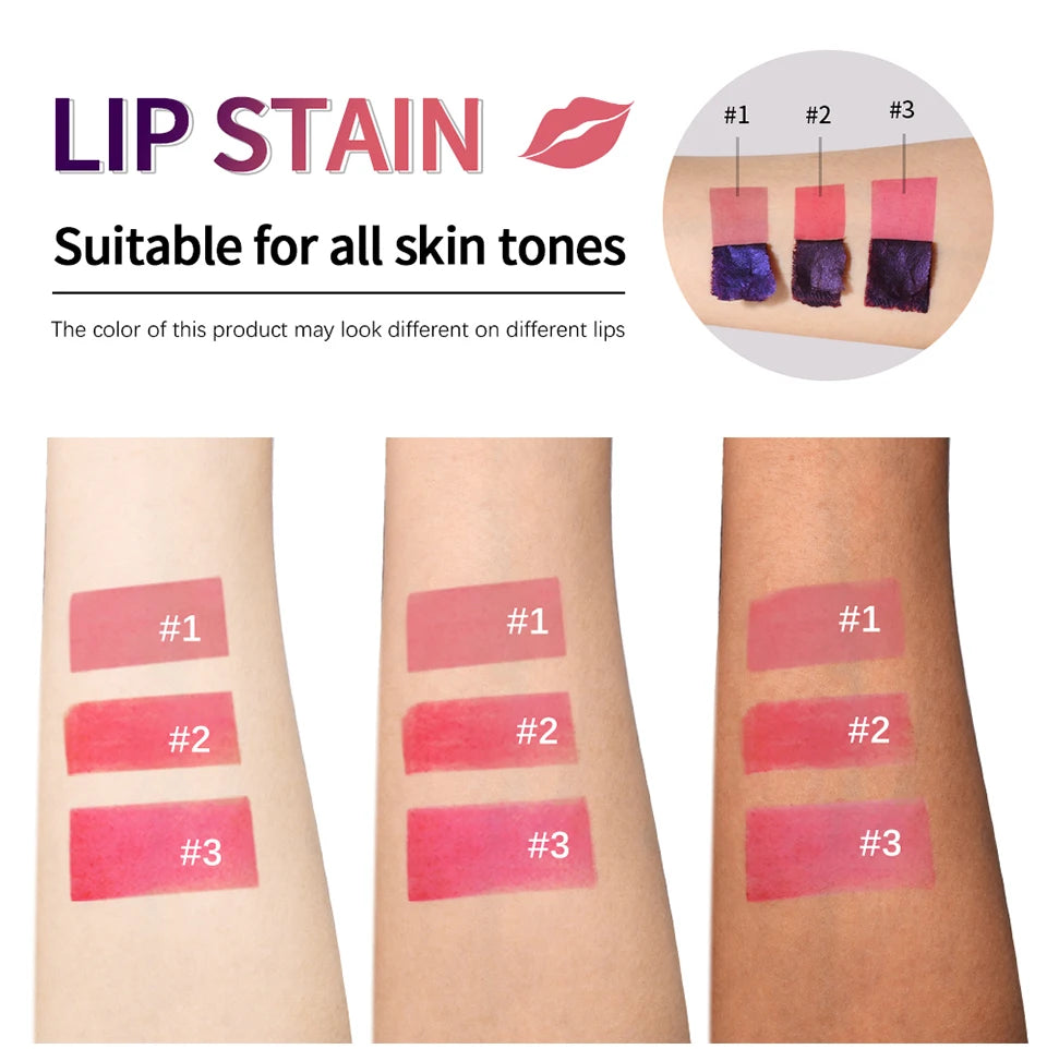 Matte Lip Tint Peel Off Lip Tints Stain Cosmetics Liquid Lipstick Lips Stick Free Shipping Makeup Ink Inks Gloss Pack Set