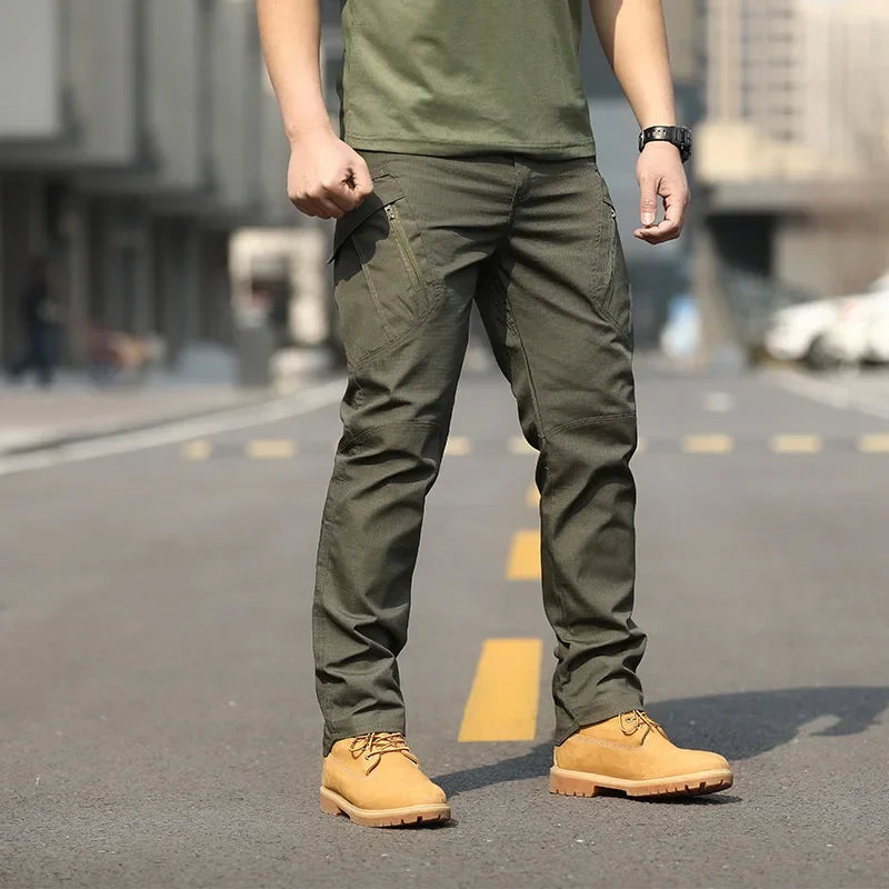 New Men's Spring and Autumn Comfortable Breathable Durable Waterproof Outdoor Sports and Leisure Classic Work Pants