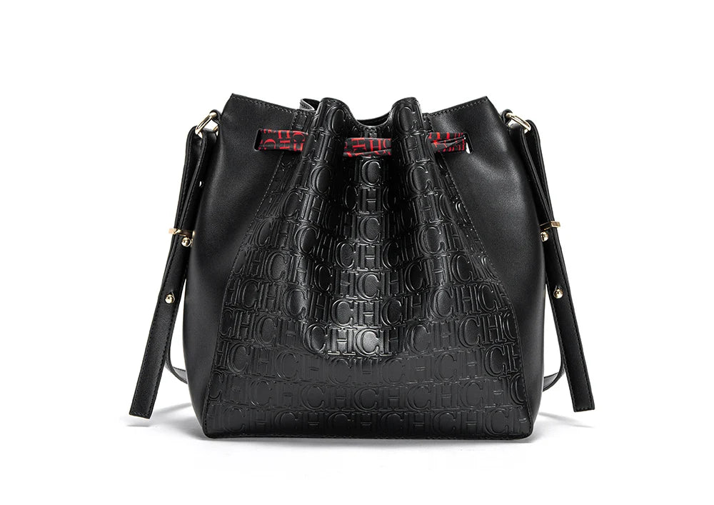 Women's Bag New Fashion Large Capacity Shopping Travel Commuting Female Bag Fashion Classic Luxury Brand Ladies PU Bucket Bags