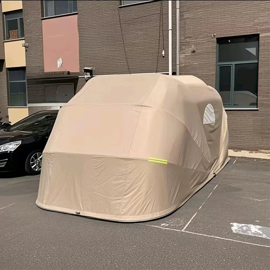 Modern Portable Carport Tent With Top Canopy Cover Heat Treated Metal Frame For Outdoor Car & Motorcycle Parking Garage Storage
