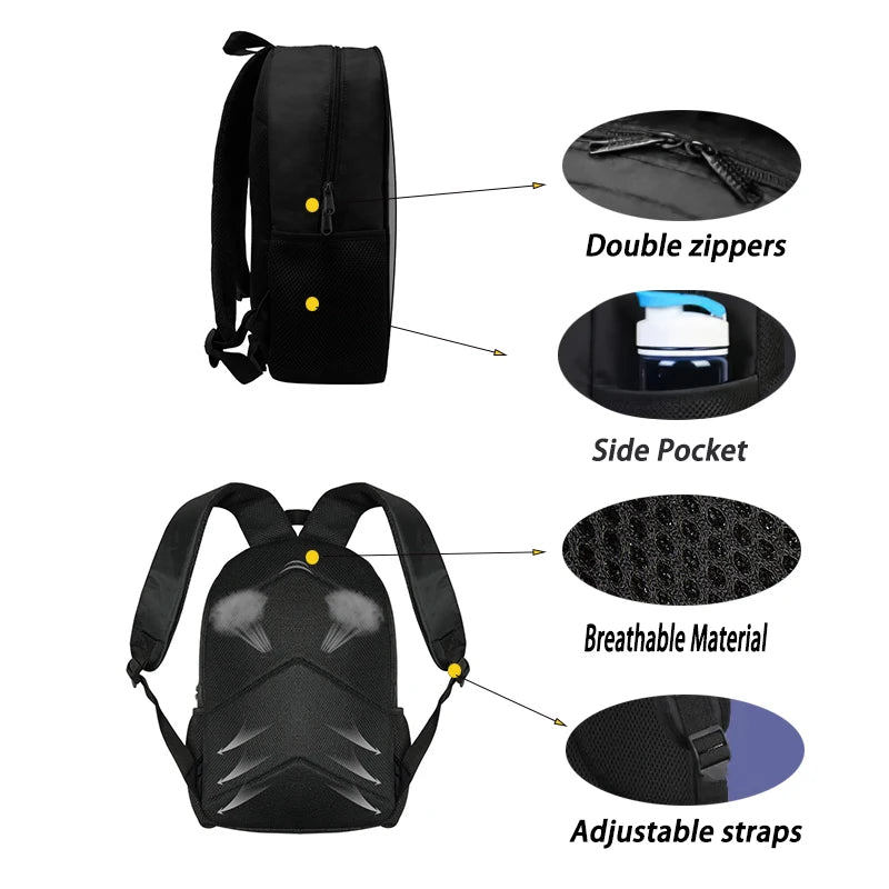 Kids' Cartoon Schoolbags FFlash man Printed Child Backpack,Large Capacity Bookbags for Kindergarten Students,Bags for Boys Girls