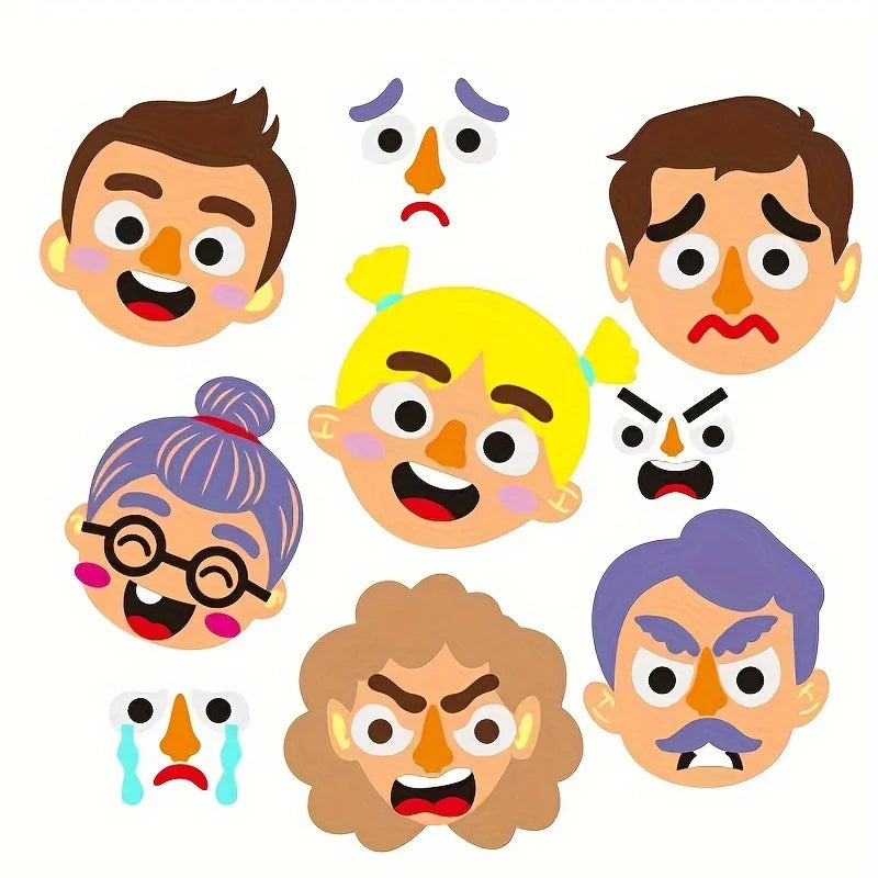 Social Emotional Games for Kids & Toddlers Family Feelings Board Games Autism Sensory Toy Preschool Learning Toys for Boys Girls