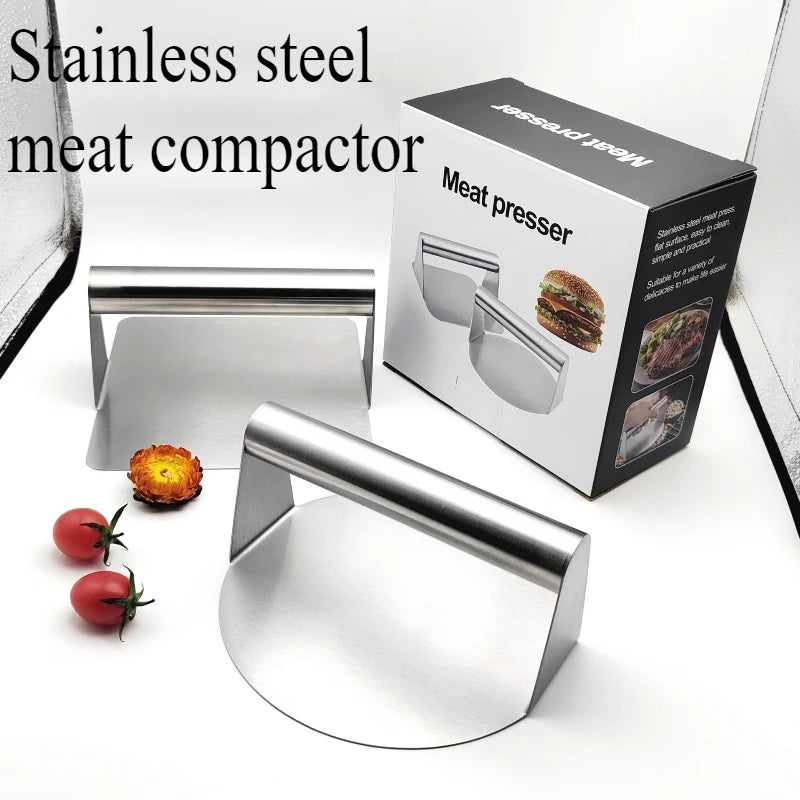 1pc Stainless Steel Hamburg Meat Press Hamburger Press Kitchen Gadgets Meat Pie Make Kitchen Accessories Cooking Accessories