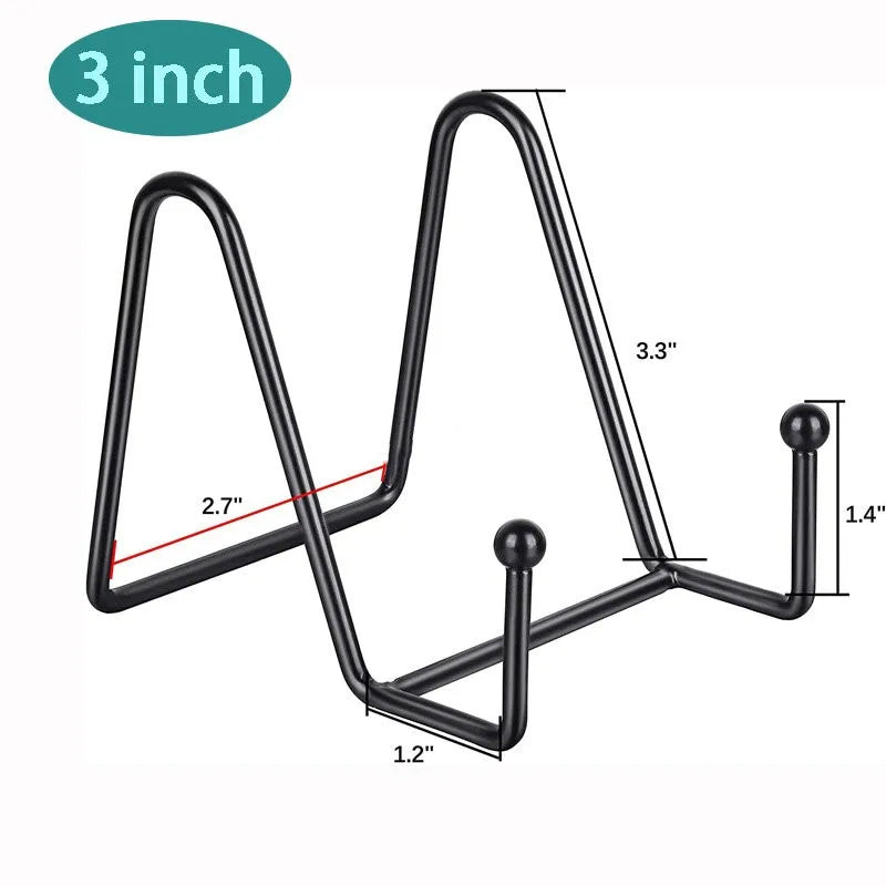 Furniture Display Stands Metal Frame for Picture Decorative Plate Book Photo Easel Artistic Work Home Office Showroom