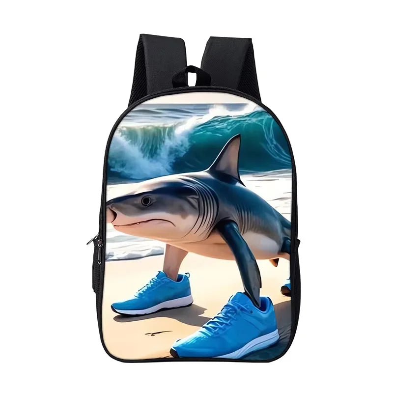 Cartoon Anime Game School Bag for Boy Girls Durable and Softback for Books Bag Italian Brainrot Children Backpack