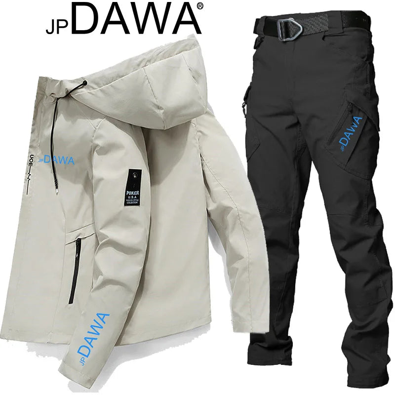 Fishing suit suit jacket tactical pants high quality spring and summer sun protection season outdoor sports waterproof clothing