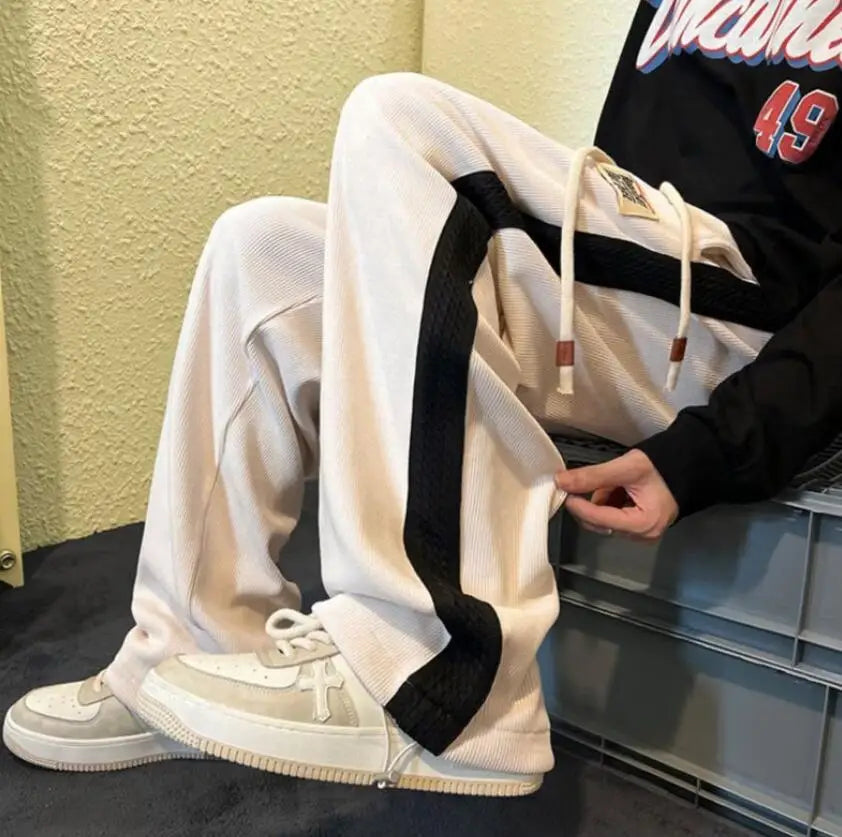 Sweatpants for Men Flated Athletic Goth Casual Summer Sweat Pants New Items In Tracksuit Bottoms Harajuku Track Trousers Male M