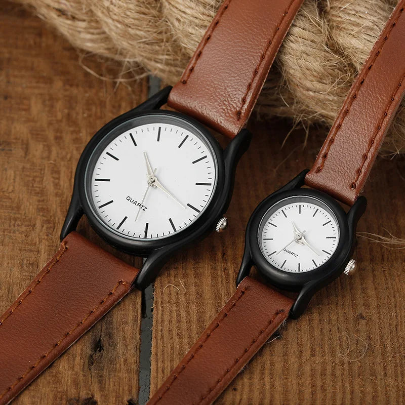 Watches for Men Reloj Hombre Fashion Watch for Lovers Leather Watches Quartz Wristwatch Clock Gift Relogios Masculino