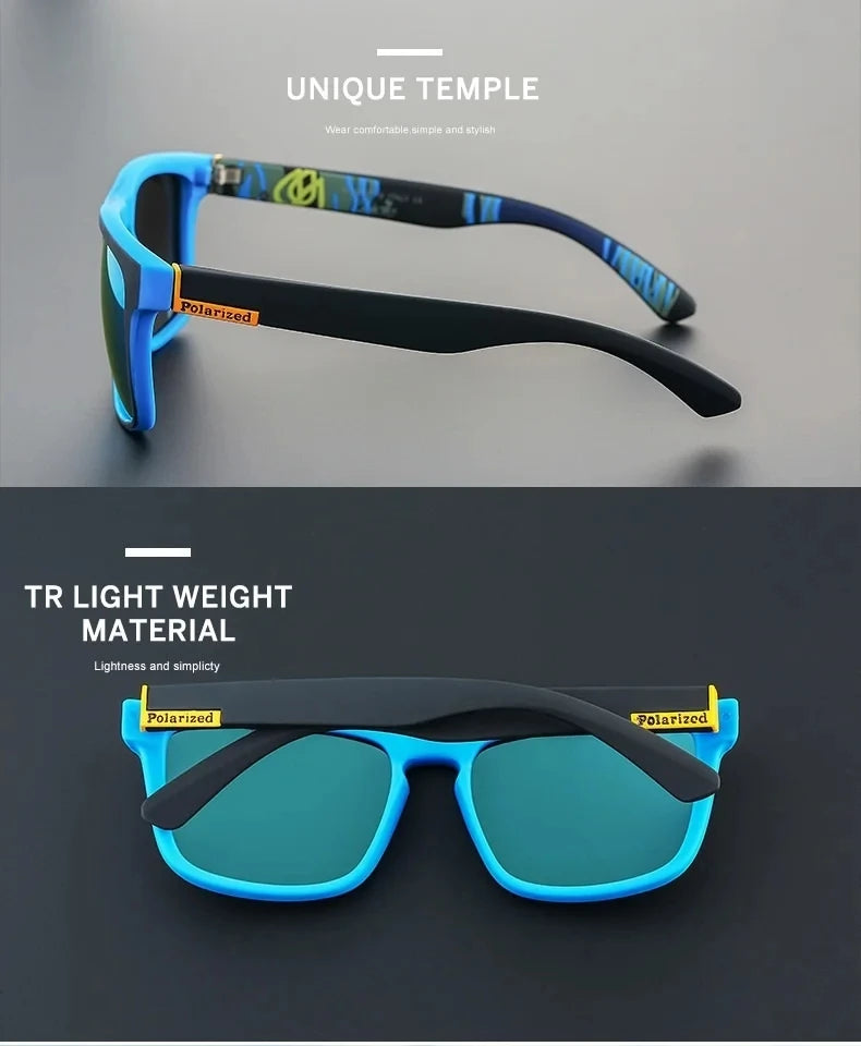 Vintage Polarized Sunglasses Men Women Fashion Square Retro Driving Fishing Luxury Brand Designer Sun Glasses UV400 Eyewear