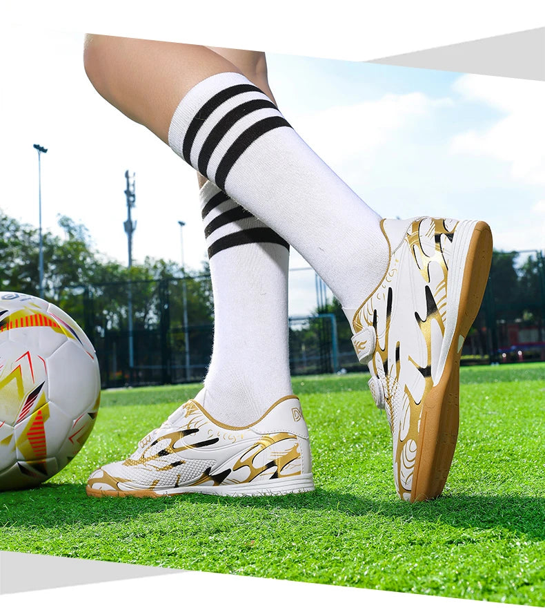 Kids Soccer Shoes School Football Boots Professional Cleats Grass Training Sport Footwear Boys Outdoor Futsal Soocer Boots 28-38