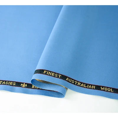 High Count 50% Worsted Wool Fabric For Suits Sewing Blazer Vest Pants Coat DIY High End 280g/m Serge Cloth Material 50X150cm