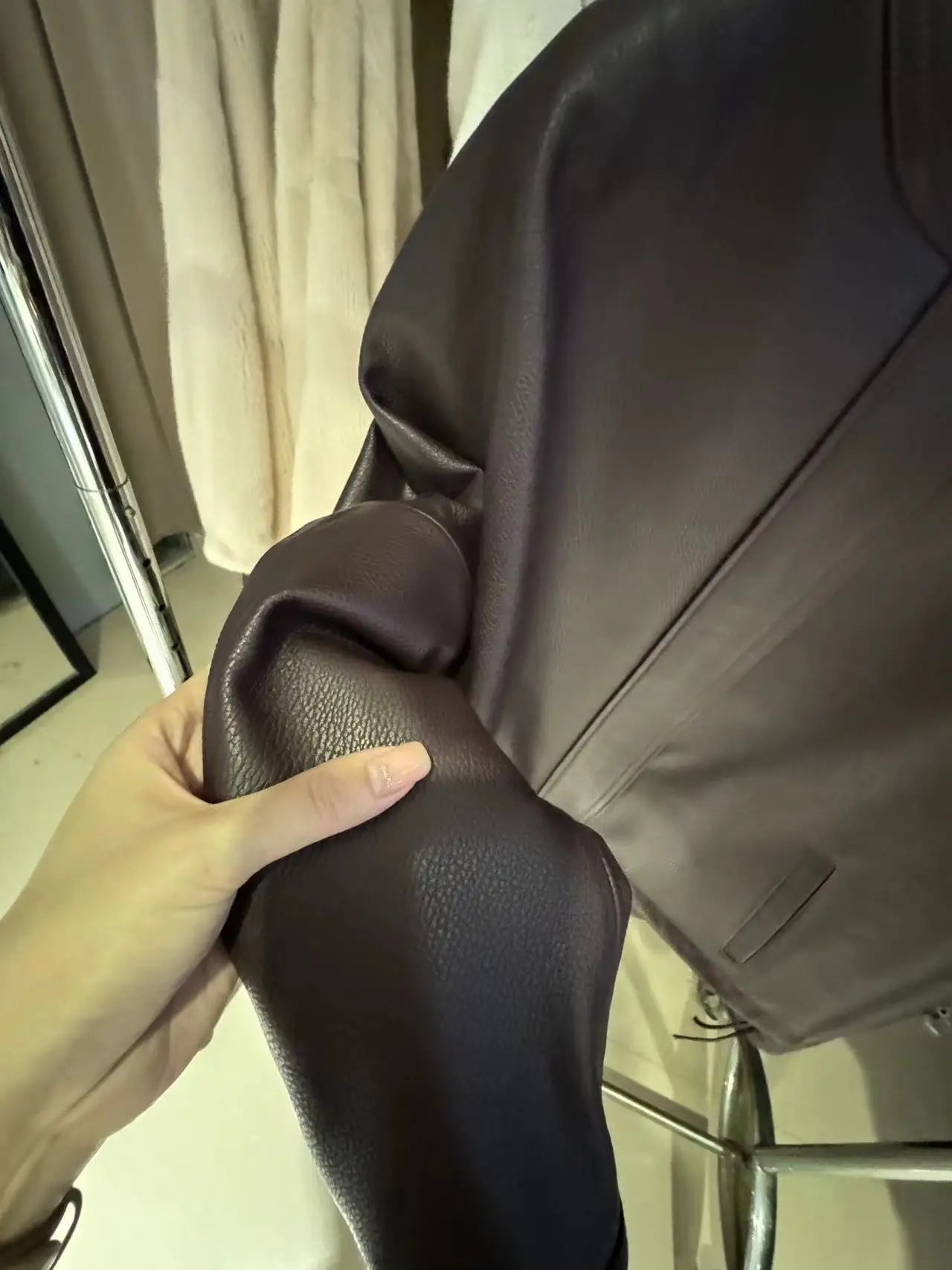 new fashion sheepskin genuine leather women short coat 2024 autumn and winter outside wear coat