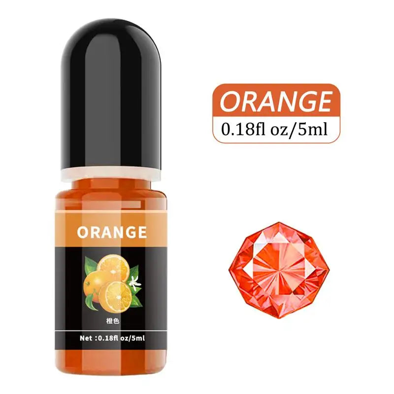 Epoxy Resin Pigment 5ml Liquid Epoxy UV Resin Dye Transparent Colorant For UV Resin AB Glue Coloring DIY Resin Art Jewelry Makin