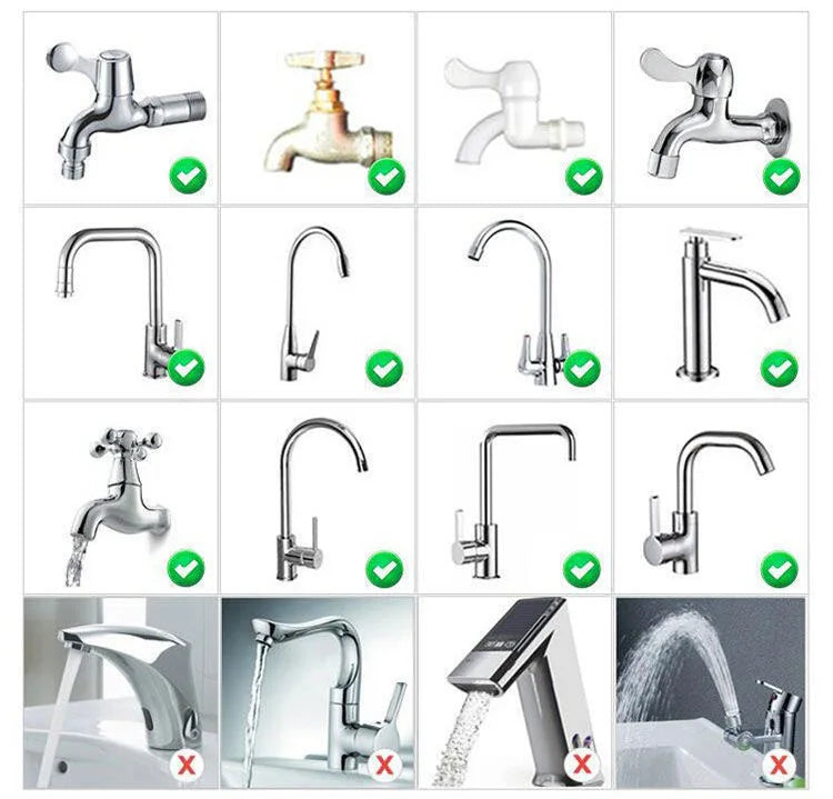 Universal Water Filter 6 Layers Faucet Filter Kitchen Foamer Shower Water Purifier for Bathroom Household Kitchen Accessories