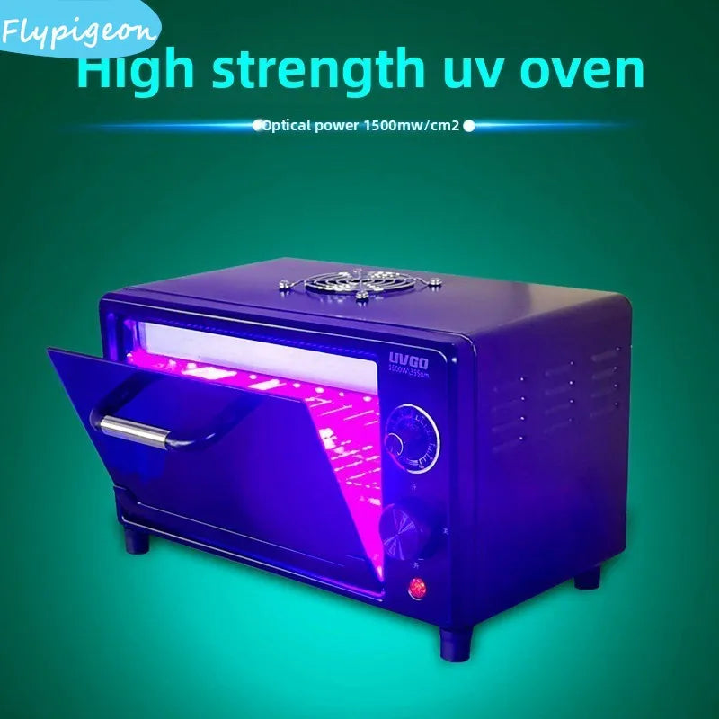 UV Curing Box High Intensity 365nm 395nm 405nm LED UV Oven For OCA Resin Fast Flexible Screen Repair Cabinet