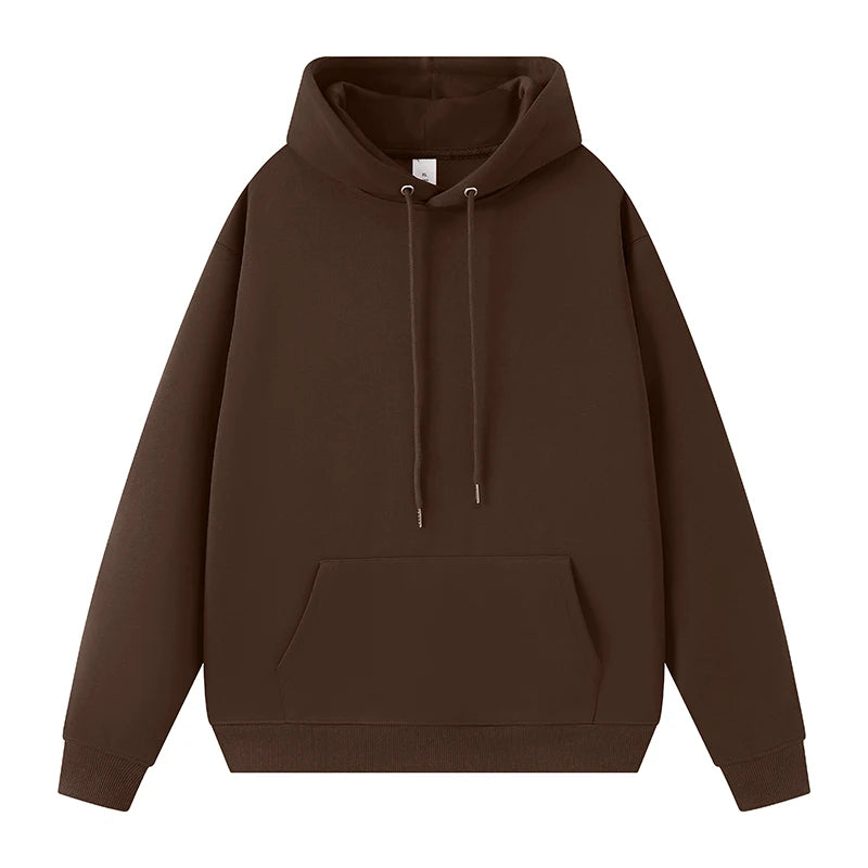 Spring Autumn Unisex Hooded Sweatshirt Men Hoodies Casual Loose Solid Hip Hop Pullover Sweatshirts Mens Streetwear Hoodies