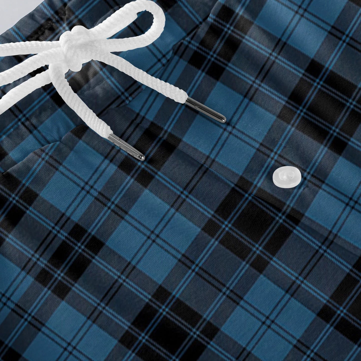 Men'S Plaid Casual Pants Checkered Pattern Cuffed Design Comfortable Fabric Suitable Daily Wear All Seasons Trendy Pajama Pants