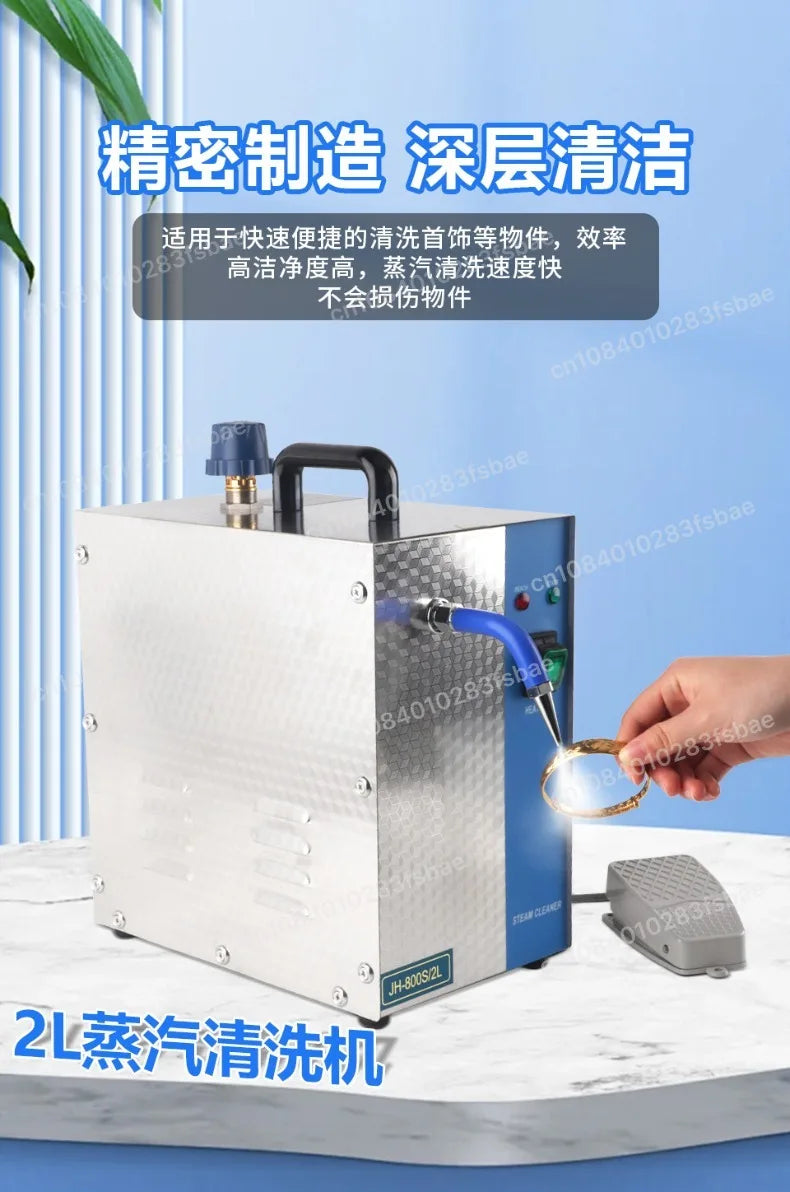 2L Direct Spray Steam Washer 1300W Multifunctional Steam Cleaning Machine for Jewelry Air Conditioner