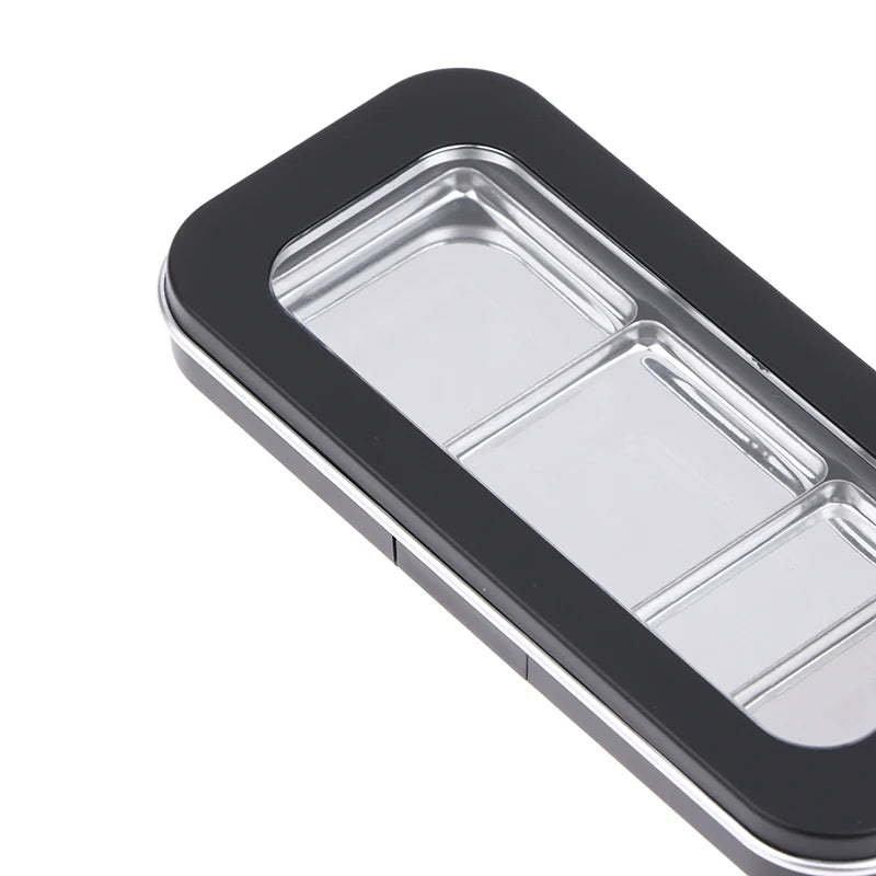 Refillable Magnetic Eyeshadow Palette Empty Black Clear Makeup Storage Case DIY Cosmetic Container for Lipstick Foundation Blush