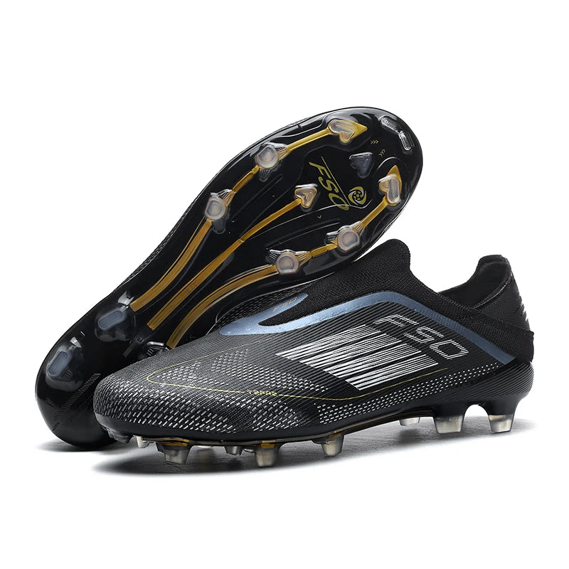 Men Football Boots Training Soccer Shoes Drop Shipping Match Sport Cleats Indoor Sneakers FG Ultralight Long Spikes Breathable