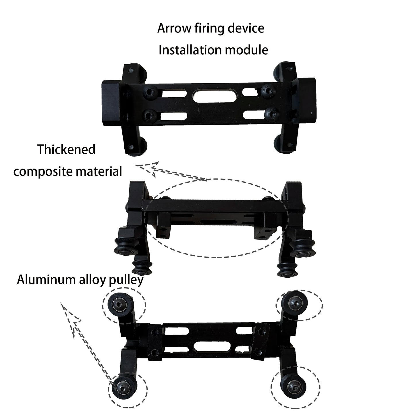 Powerful Slingshot Compound Bow Metal Hunting Catapult Continuous Fire Accessories Steel ball and Arrow for Fishing and Shooting
