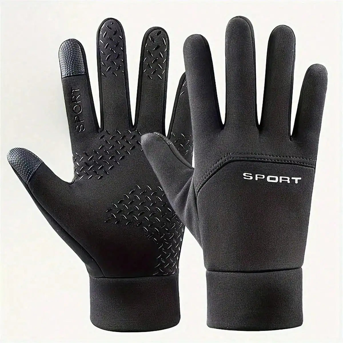 Outdoor hiking and camping gloves for hand warmers, suitable for sports, cycling, skiing, and touch screen waterproof gloves