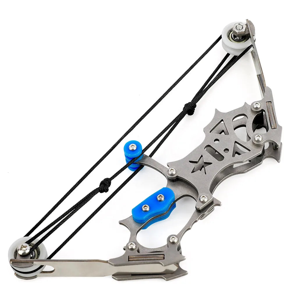 Archery 5.9'' 7.5" Mini Compound Bow and Arrows Set Pocket Bow Target Shooting Gift