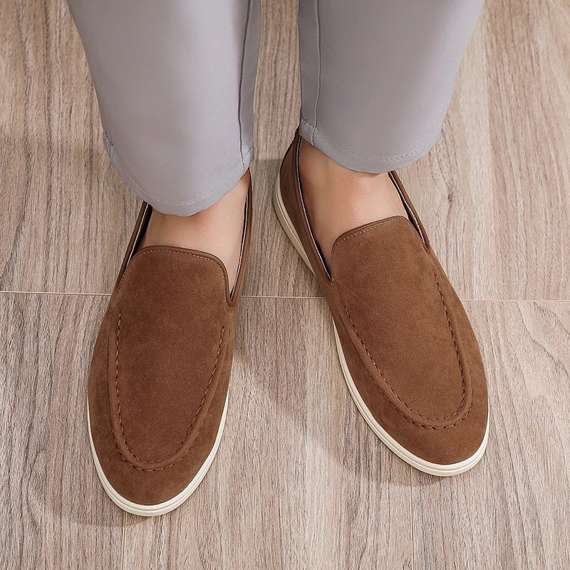 Men Casual Shoes Formal Man Loafers Leisure Walk Tassel Moccasins Italian Breathable Slip on Male Boat Shoes