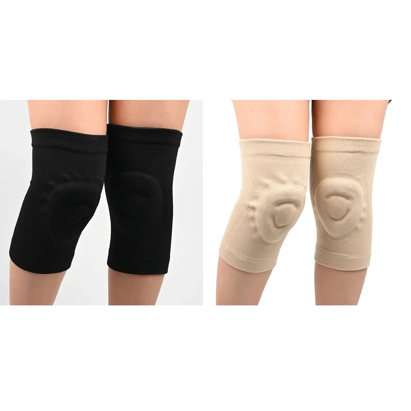 Silicone Knee Pads Skating Fitness Dance Sport Sknee Pads Basketball Pressurized Cycling Roller Skating Silicone Thin Knee Pads