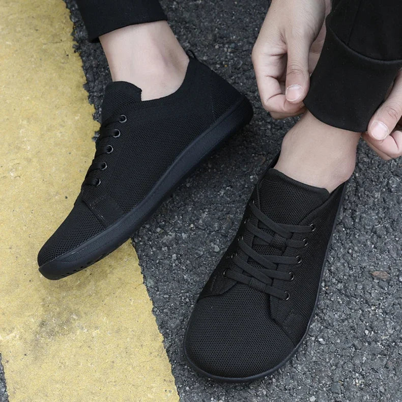 Wide Barefoot Flats Shoes For Women Outdoor Women's Sneakers Minimalist Shoes Wide Toe Soft Soles Walking Shoes Men Sneakers