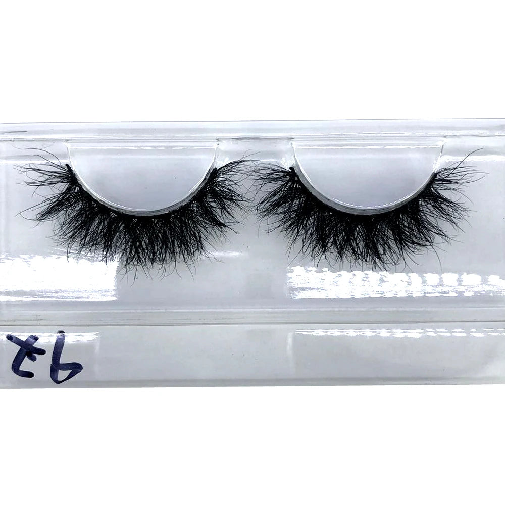 New Dropshipping natural wispy volume 3d mink lashes makeup eyelashes false lashes mink eyelashes with soft band