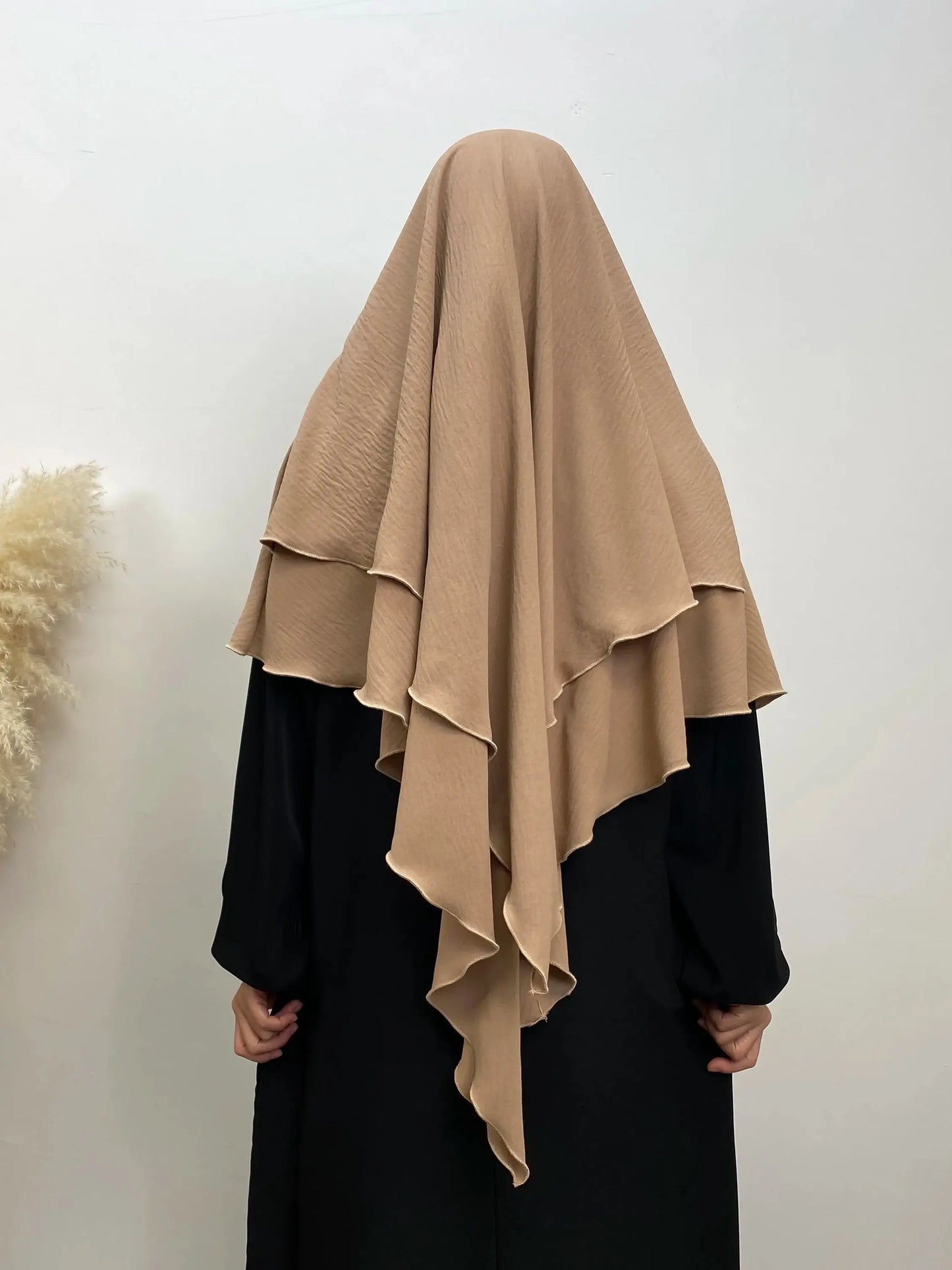Islamic Clothing Women Muslim Plain Long Khimar Hijab Scarf Headcover Eid Prayer Garment Headdress Dubai Saudi Turkey Indonesia