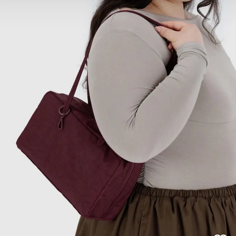 Casual Bowler Bags For Women Luxury Designer Handbags And Purses 2026 New In Polyester Circular Ornament Underarm Cloth Shoulder