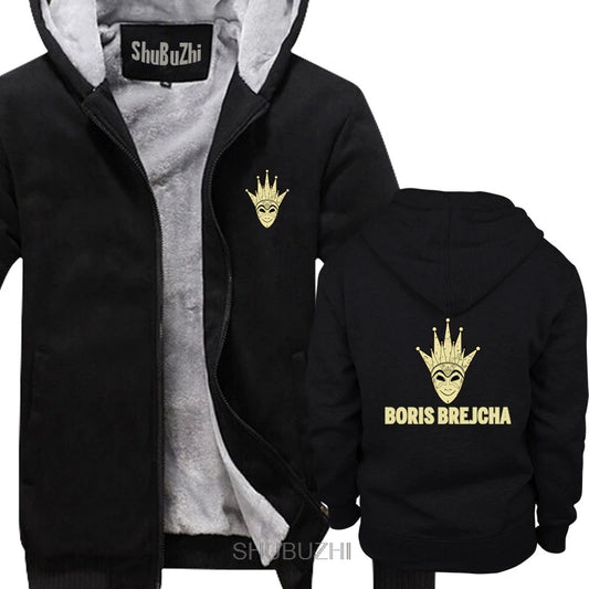 DJ BORIS BREJCHA men thick hoodies High-Tech Minimal Techno Music Unisex & Kids A37 Cartoon male hoody men New Fashion sbz6487