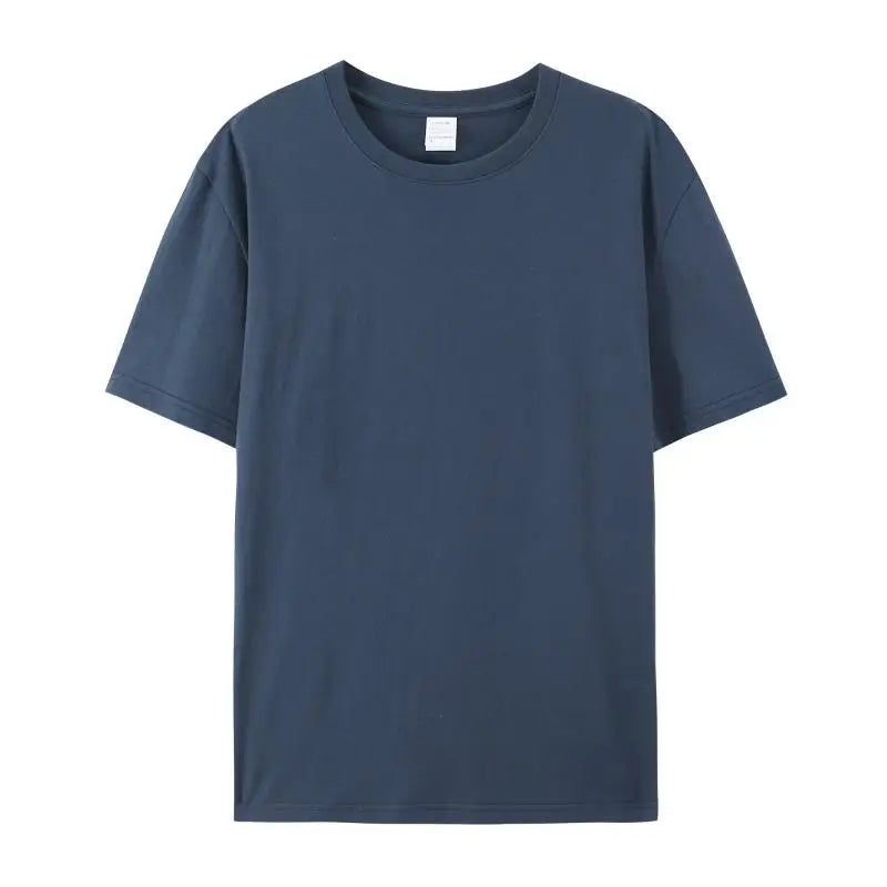 180gsm 100% Cotton T Shirt Men Custom Your Design Text  Tops Tee Men Print Your Own Design Brand Team Customization DropShipping