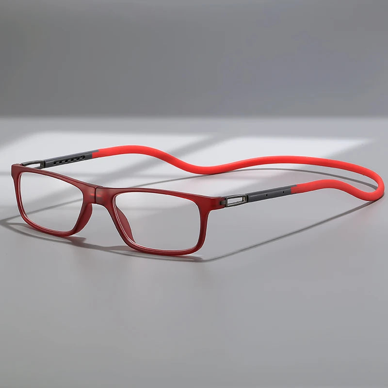 The new neck-hugging reading glasses are convenient to carry and are high-definition and comfortable for daily reading