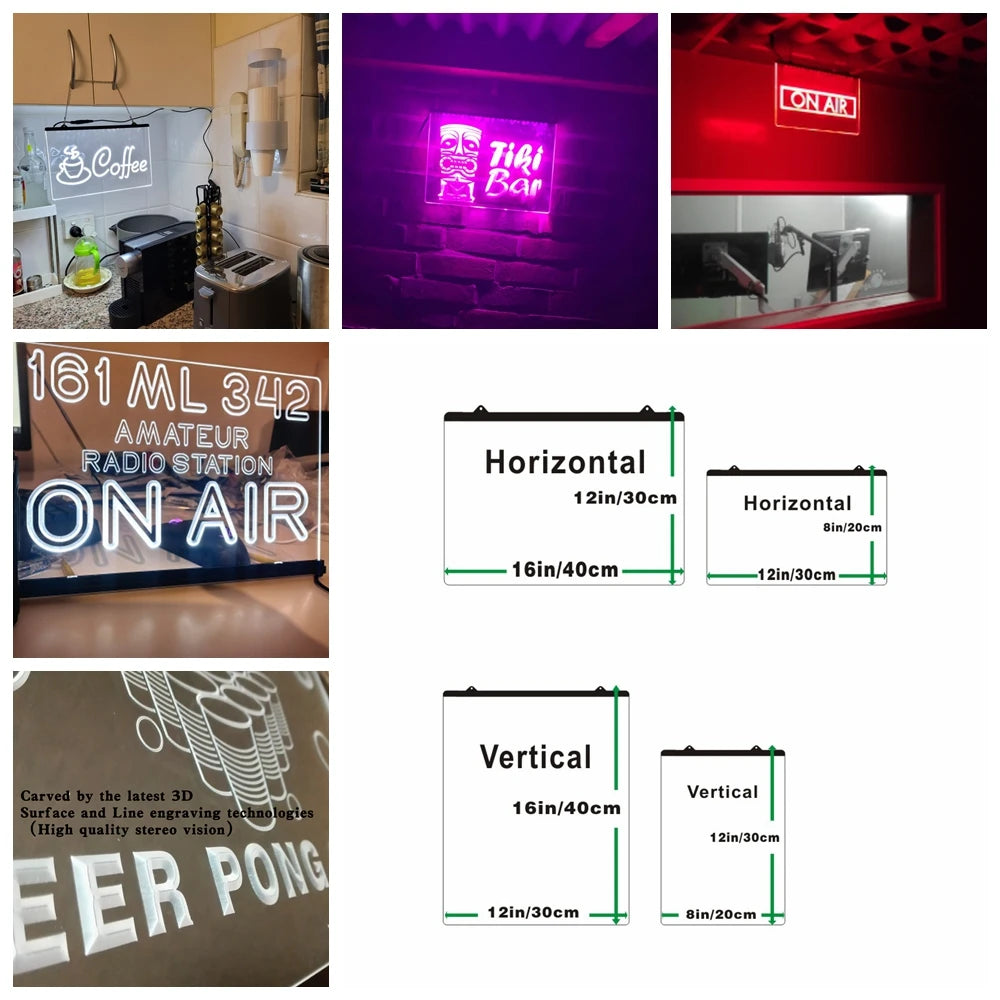 Hookah Shisha Shop Home Room Man Cave Decoration-3D Carving LED Neon Sign Home Decor Wall Wedding Creative Bedroom Desk