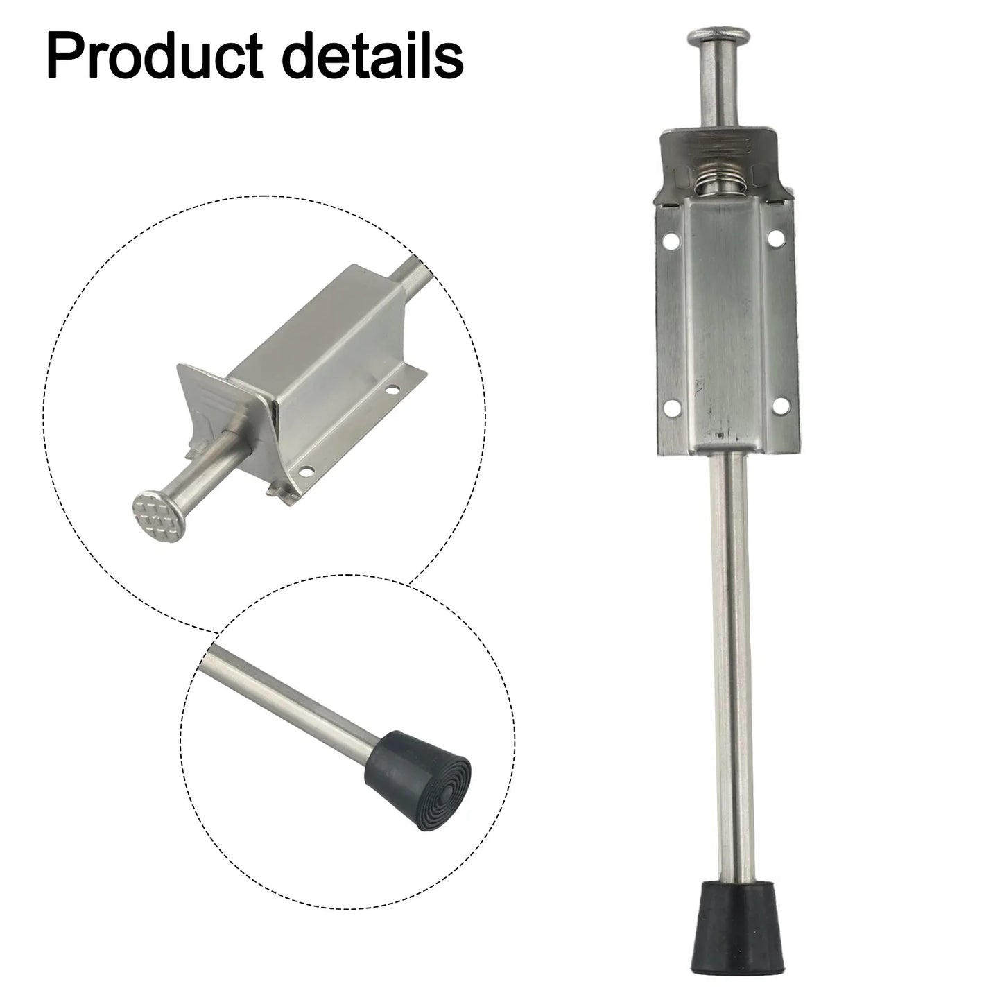 Home Foot Pedal Door Stopper Door Top Stopper Durability Easy Use Foot-operated Design Garage Door Positioning