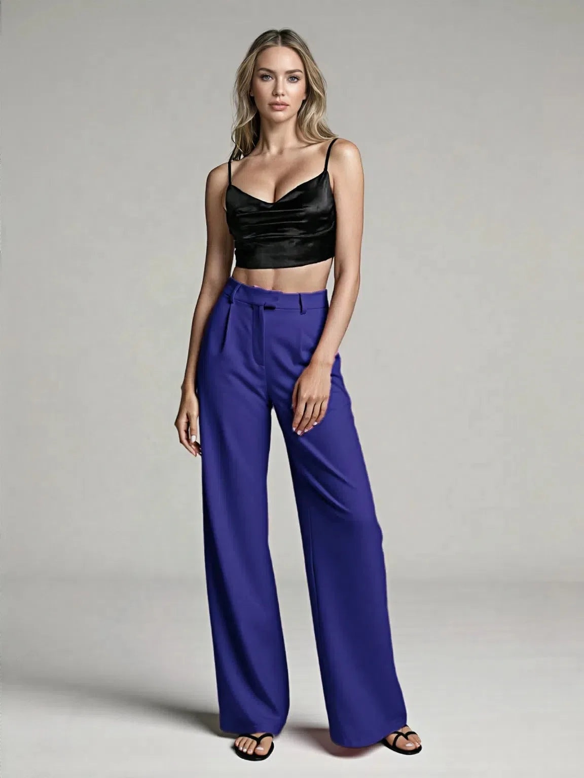 2025 New Pants Commuting High Waist Drape Straight Pants Formal Pants Casual Suit Long Pants Women