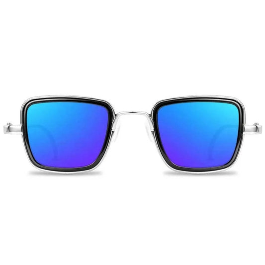 Lightweight Retro Square Sunnies Gradient Sunshade Eyewear Unisex Polarizing Lens Sunglasses Alloy Indian Style Anti-UV Glasses