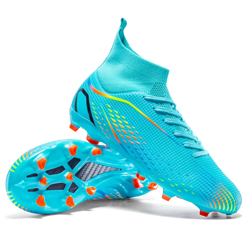 Football Shoes Men X2308 White TF/FG Original Professional Youth Anti-slip Indoor Fast Soccer Outdoor Training Football Sneaker