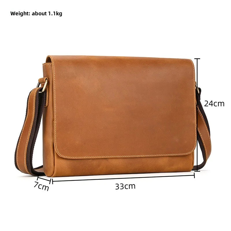 Genuine Leather Man Shoulder Bags Cow Skin Mens Casual Crossbody Bag Messenger Bag cross shoulder bag men leather