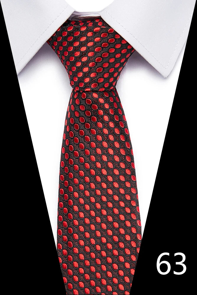 Hot Sale Necktie Man 7.5 cm Silk Tie Solid Color Gravatas Suit Accessories Fit Wedding Holiday Party