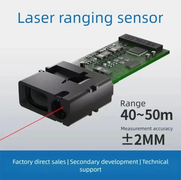 High Precision Laser Ranging Module Infrared Ranging Sensor 5-50m Range Measurement Tool for Distance Measuring