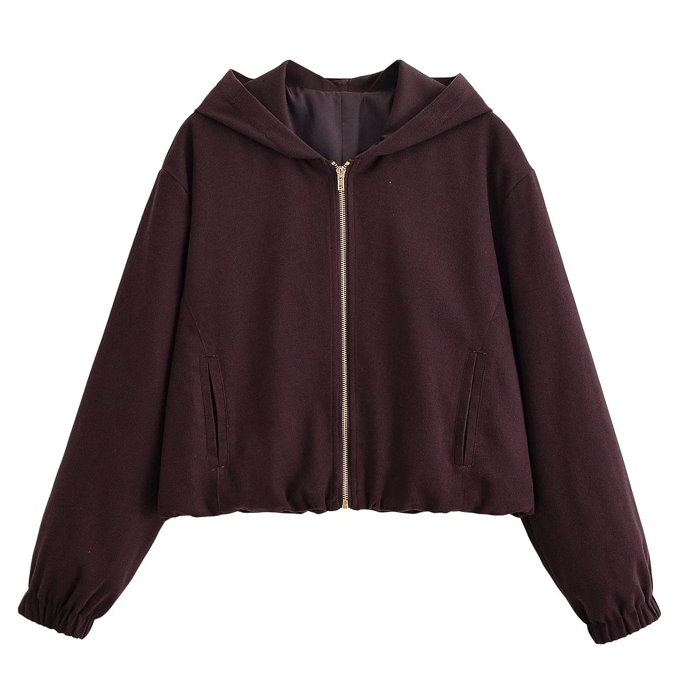 Women's Sports Pants Set Fashion Autumn Winter Female Hooded Bomber Jacket Coat + Lady Casual Chic Wide Leg Pants