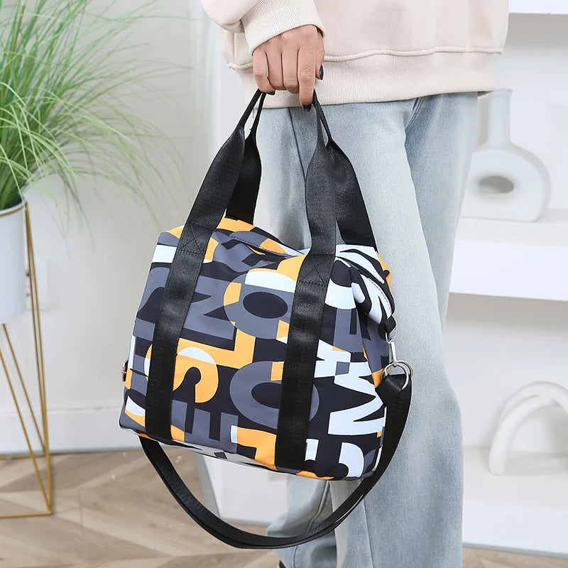 Women's Top-handle Bag Messenger Bags Waterproof Nylon Shoulder Totes High Quality Large Handbag Female Travel Crossbody Bags
