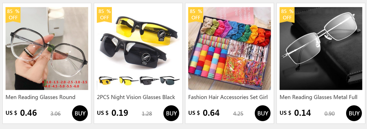 Reading Glasses Men Square Metal Frame Retro Presbyopic Glasses Anti-Scratch Eyeglasses 0 To +4.0 Real Glass Lens Eye Glasses