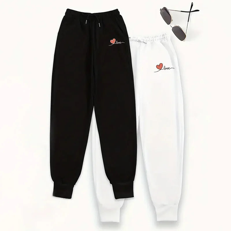 2packs Pants 2025 New Womens Joggers 2 Piece Set Casual Lounge Pants Soft Comfort Fit Sweatpants Fall Winter Home Wear Trousers